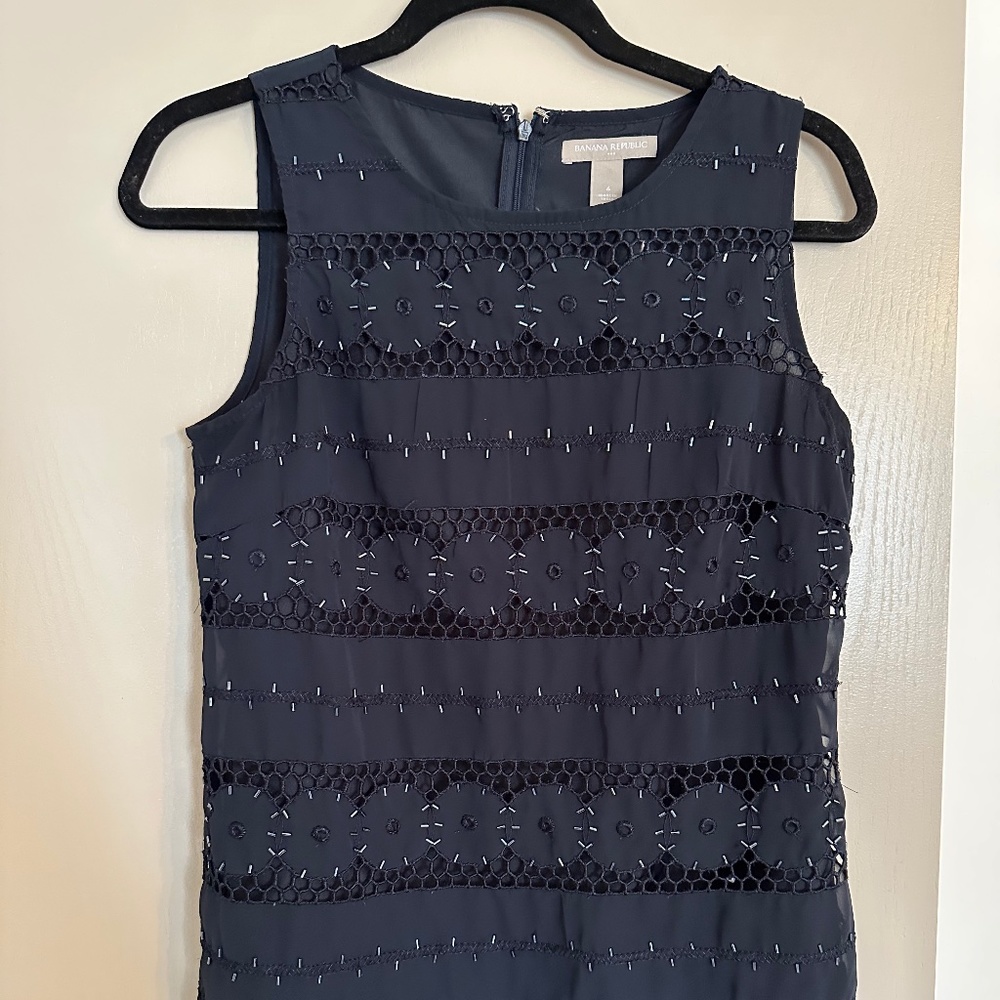 Beautiful beaded tank - Banana Republic